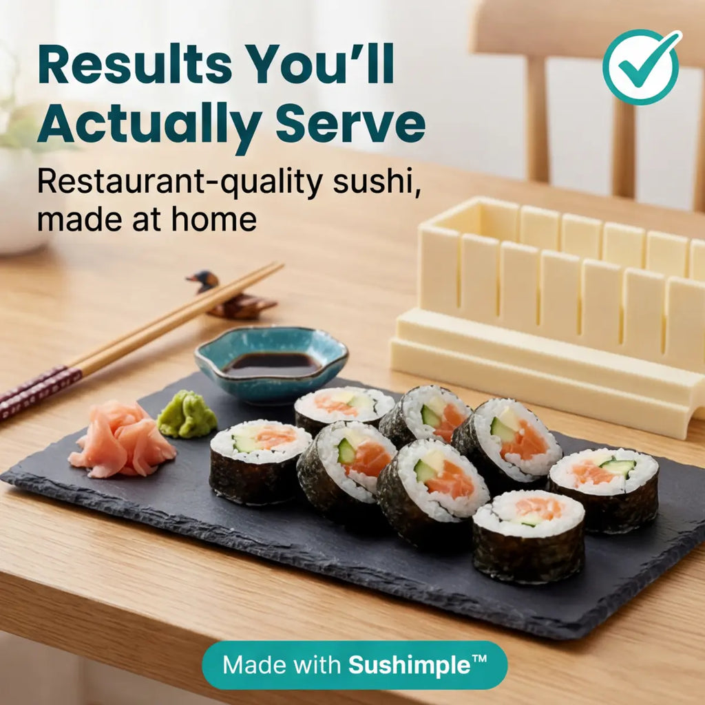 Sushi-Form-Set – Gleichmäßige Rollen ganz ohne Rolltechnik Zorenza