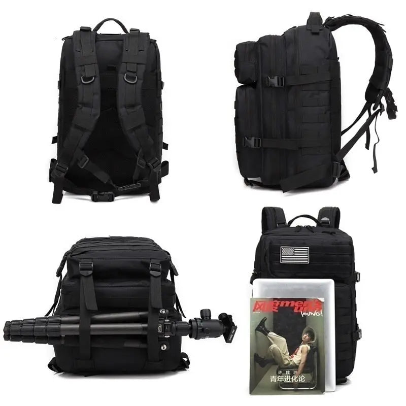 Taktischer Rucksack 50 L – Wandern, Reisen & Outdoor Zorenza