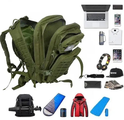 Taktischer Rucksack 50 L – Wandern, Reisen & Outdoor Zorenza