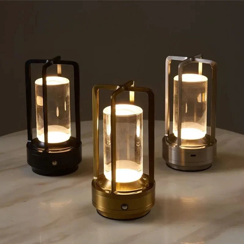 Tischlampe kabellos mit Touch-Dimmer und LED -    Zorenza