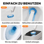 Toilettenbürste mit Reinigungsmittel und Wechselköpfen (18 Schwammköpfe) Zorenza