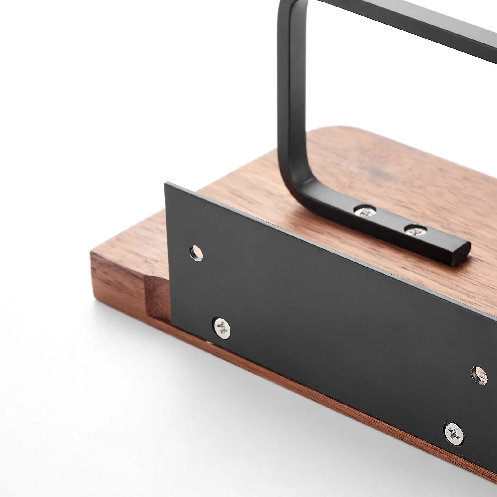 Toilettenpapierhalter aus Holz mit Ablage – Zur Wandmontage Zorenza