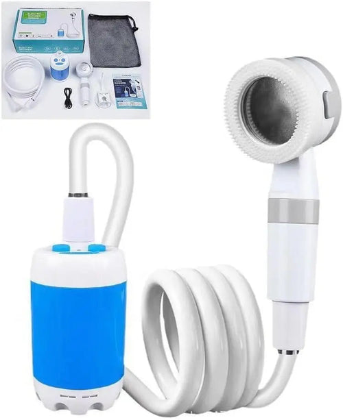 Camping-Dusche USB wiederaufladbar mit verstellbarem Wasserstrahl -    Zorenza