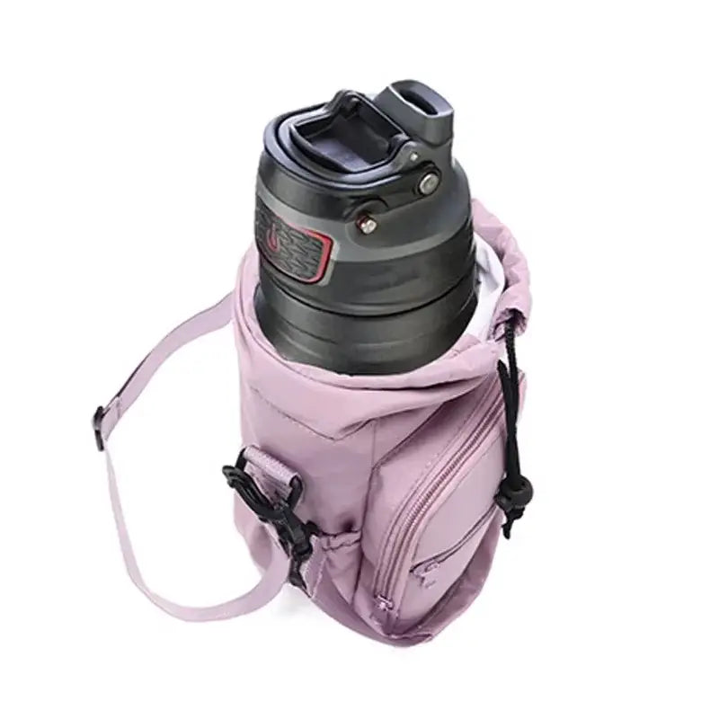 Trinkflasche Umhängetasche – Kompakte Schultertasche mit Flaschenhalter Zorenza
