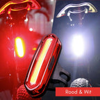 USB-aufladbares Fahrrad-LED-Rücklicht – Weitwinkel-Sichtbarkeit Zorenza