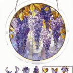 Sonnenfänger Acryl rund 18,8 cm – Farbspektrum-Design -    Zorenza