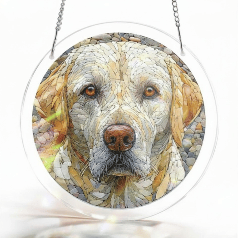 Sonnenfänger Acryl rund 18,8 cm – Farbspektrum-Design -    Zorenza
