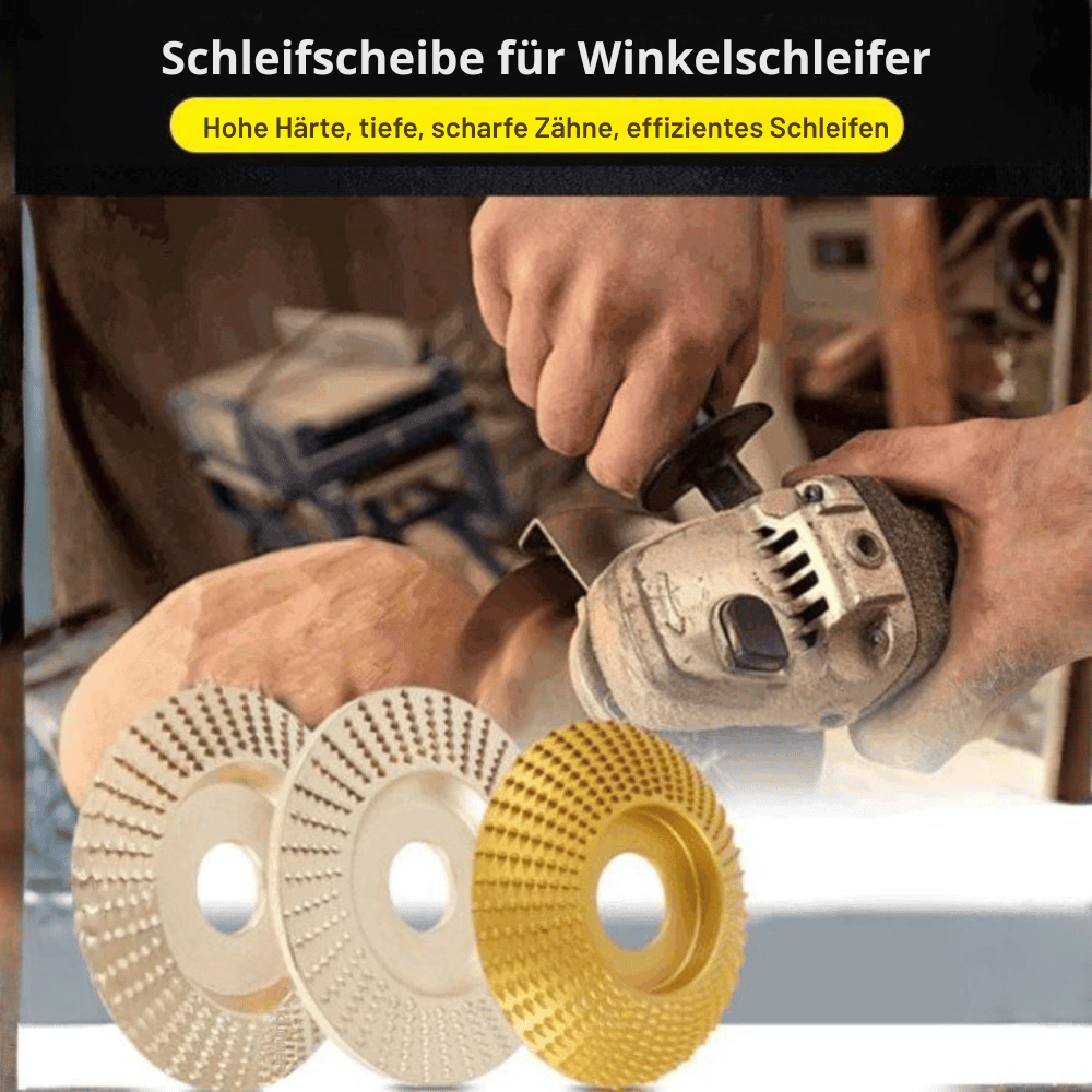 Schleifscheiben KohlenstoffstahlGoldfarben für Winkelschleifer -    Zorenza