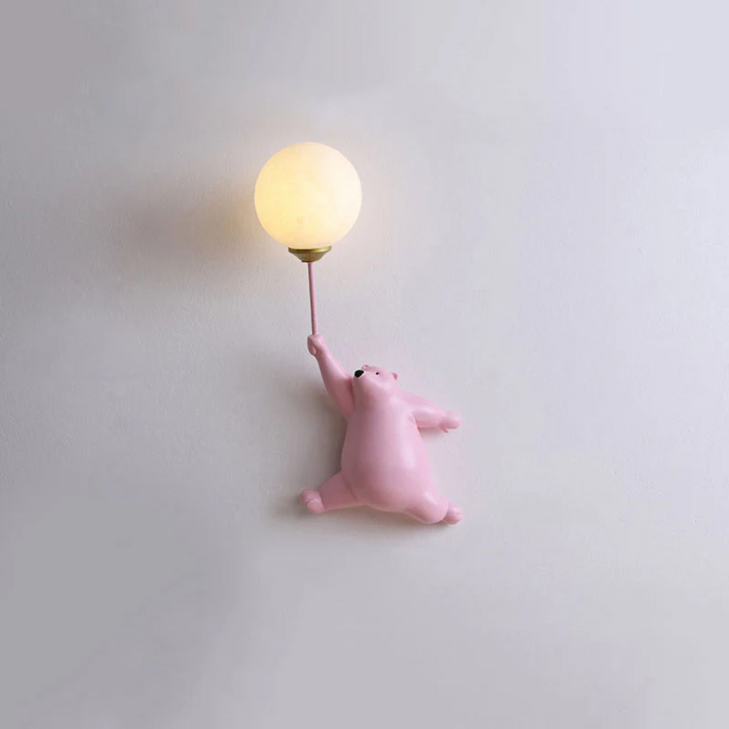 LED Wandleuchte Bär-Design mit 3 Lichtfarben -    Zorenza