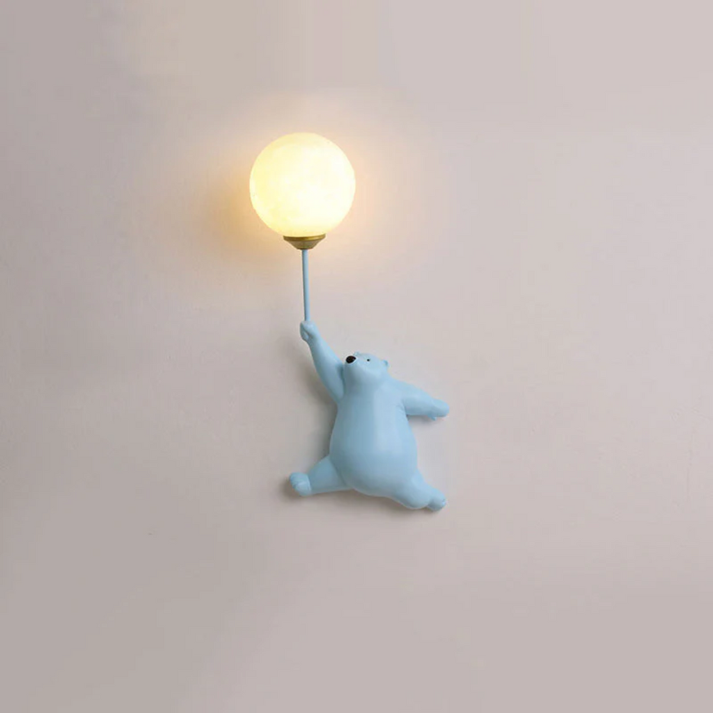 LED Wandleuchte Bär-Design mit 3 Lichtfarben -    Zorenza