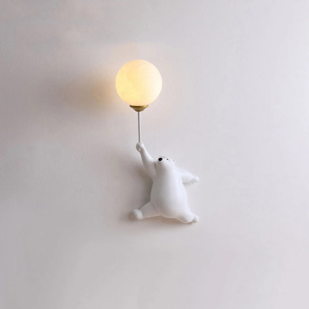 LED Wandleuchte Bär-Design mit 3 Lichtfarben -    Zorenza