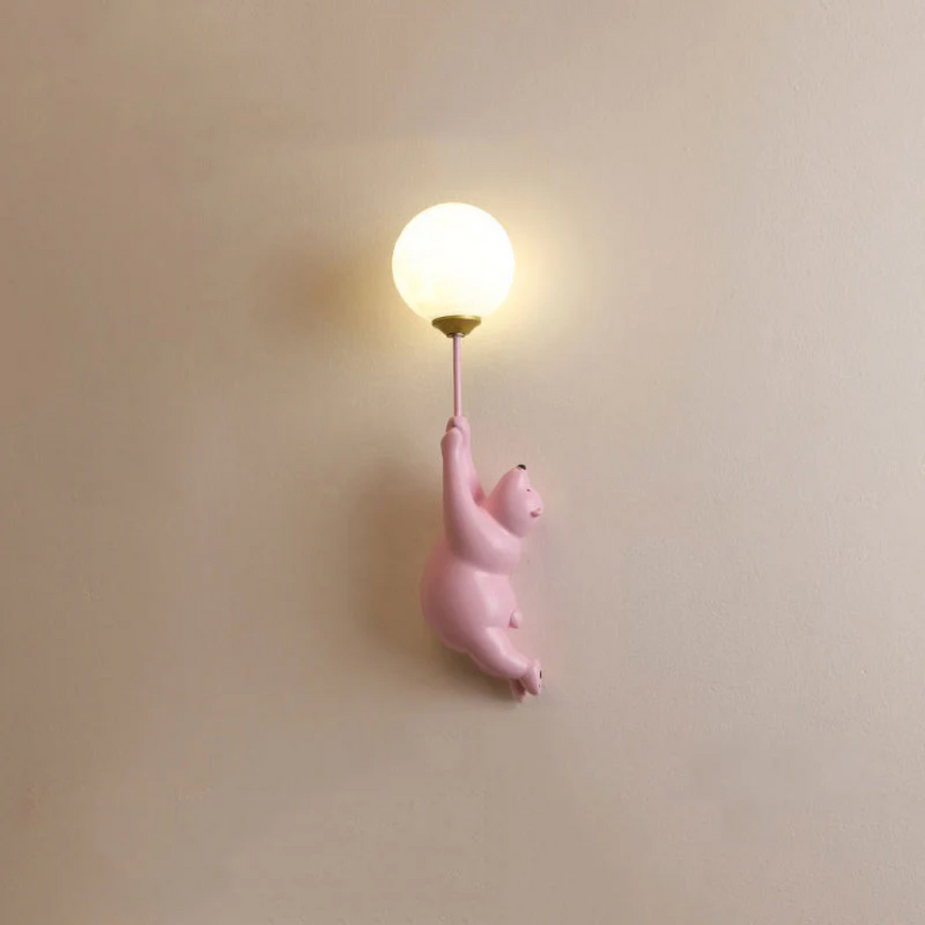 LED Wandleuchte Bär-Design mit 3 Lichtfarben -    Zorenza