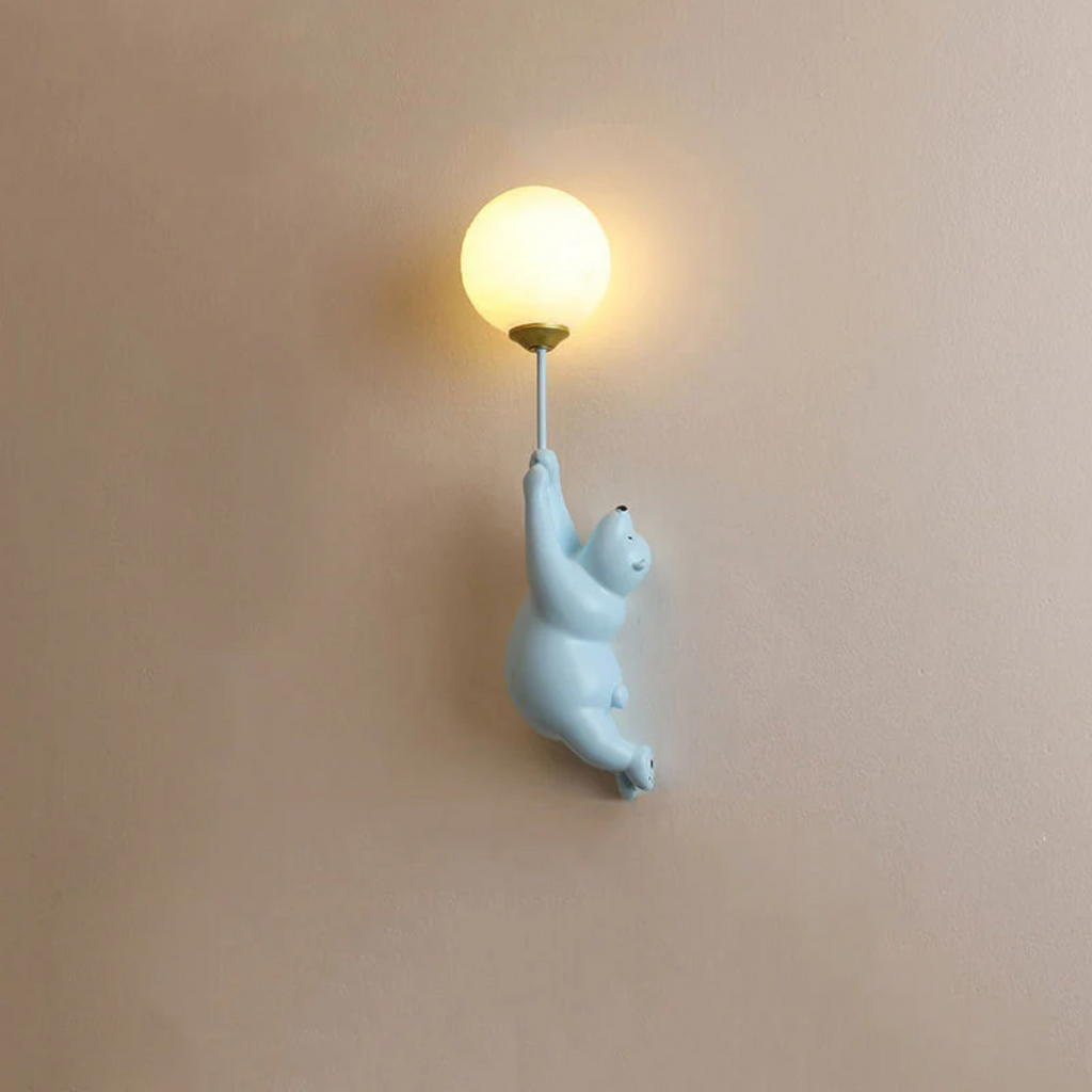 LED Wandleuchte Bär-Design mit 3 Lichtfarben -    Zorenza
