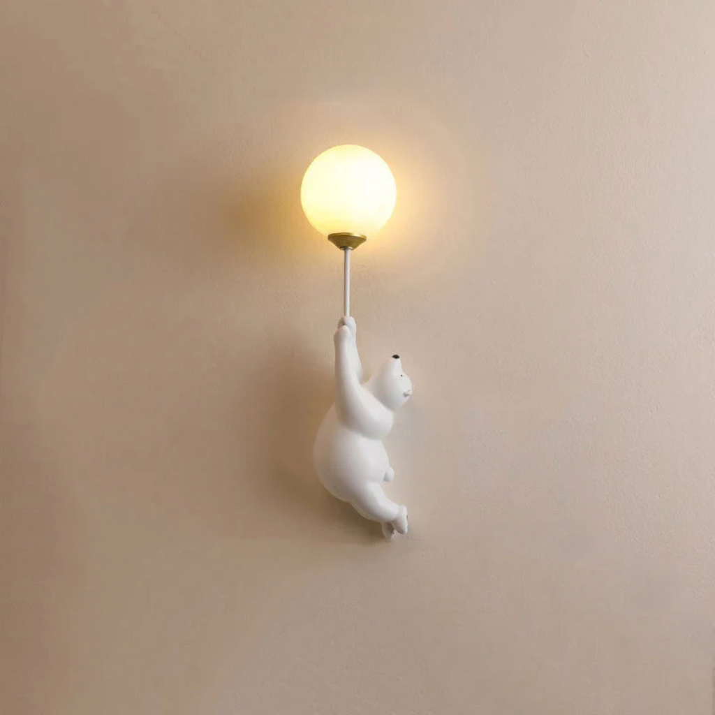 LED Wandleuchte Bär-Design mit 3 Lichtfarben -    Zorenza