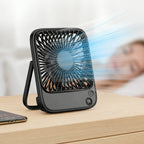 Tischventilator Tragbar USB Leise – 4 Geschwindigkeitsstufen -    Zorenza