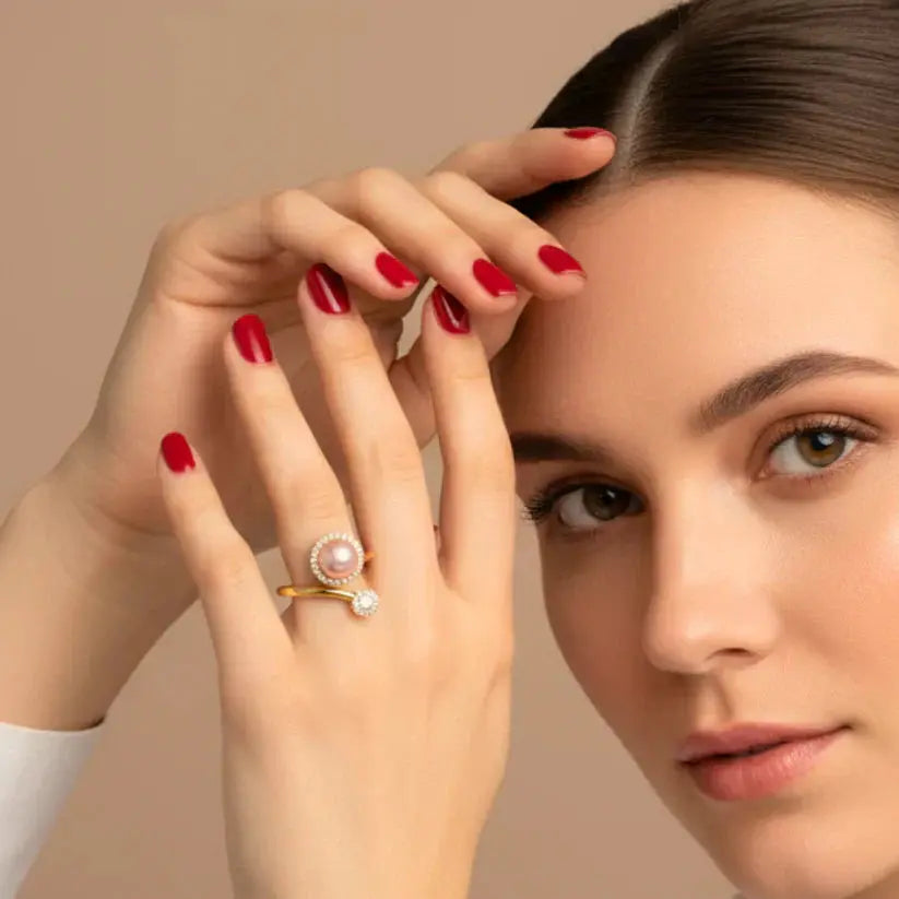 Verstellbarer Fidget-Ring – Drehband, polierter Edelstahl Zorenza