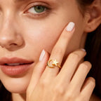 Verstellbarer Fidget-Ring – Drehband, polierter Edelstahl Zorenza