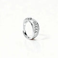 Verstellbarer Fidget-Ring – Drehband, polierter Edelstahl Zorenza
