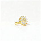 Verstellbarer Fidget-Ring – Drehband, polierter Edelstahl Zorenza