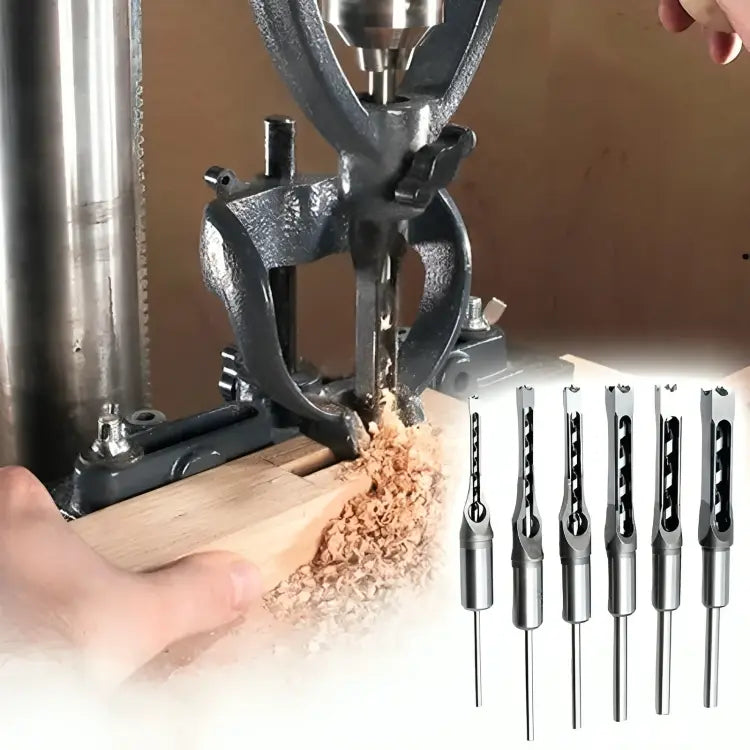 Vierkantzapfen-Bohrersatz für Holz – 4er-Set Zorenza