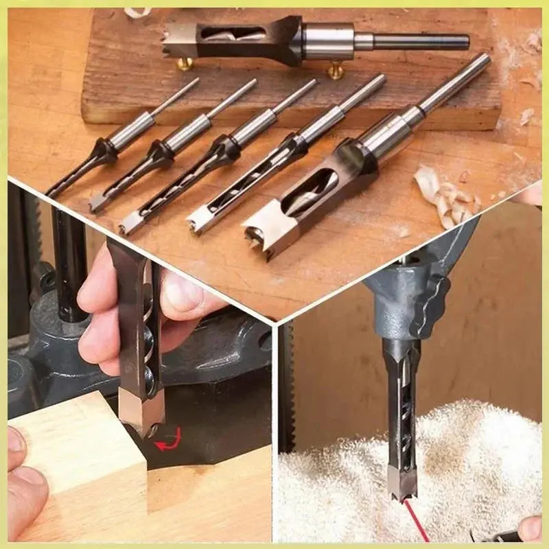 Vierkantzapfen-Bohrersatz für Holz – 4er-Set Zorenza