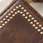 Vintage Crossbody-Beuteltasche mit gewebtem Kunsthandwerk-Träger Zorenza