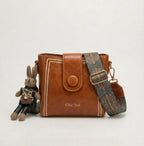 Vintage Crossbody-Beuteltasche mit gewebtem Kunsthandwerk-Träger Zorenza