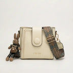 Vintage Crossbody-Beuteltasche mit gewebtem Kunsthandwerk-Träger Zorenza