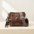 Vintage Crossbody-Beuteltasche mit gewebtem Kunsthandwerk-Träger Zorenza