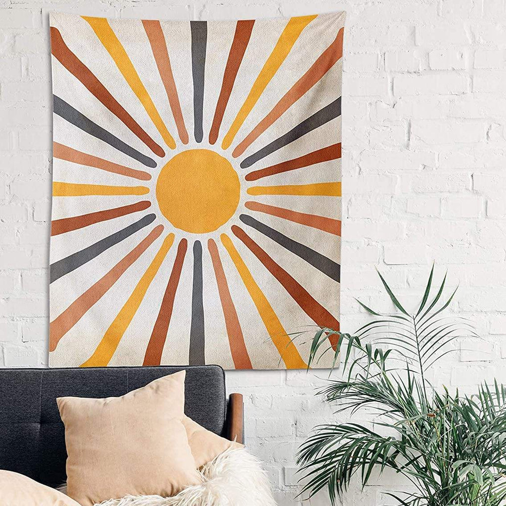 Wandteppich mit Sonnenmotiv im Boho-Stil Zorenza