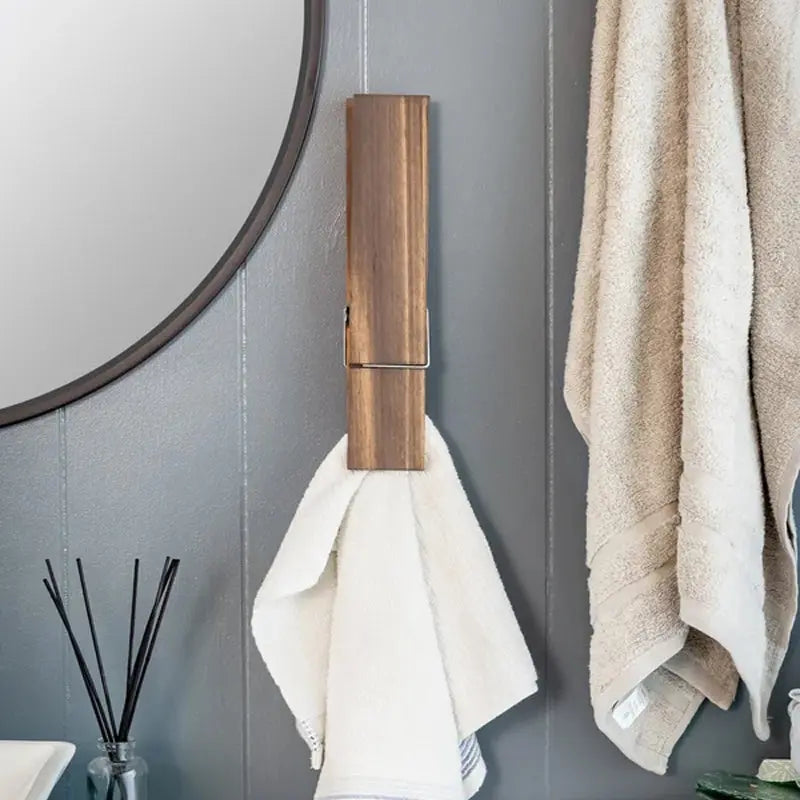 Wäscheklammer-Handtuchhalter für Badezimmer Zorenza