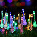 Solar-Tautropfen-Lichterkette wasserdicht für Garten -    Zorenza