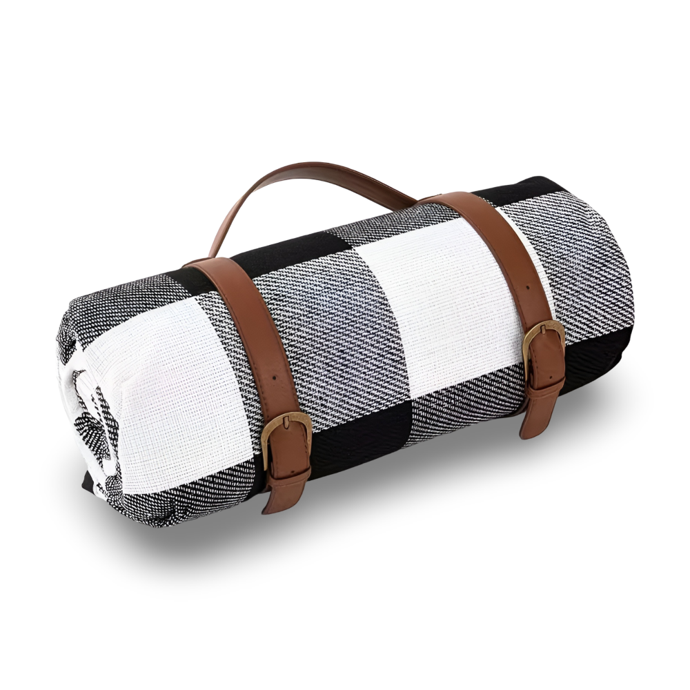 Wasserdichte Picknickdecke mit Tragegriff – Faltbar 200x200cm Zorenza