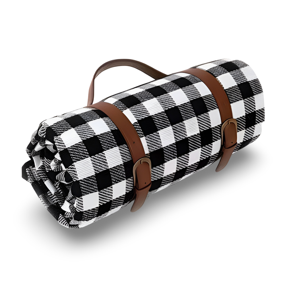 Wasserdichte Picknickdecke mit Tragegriff – Faltbar 200x200cm Zorenza