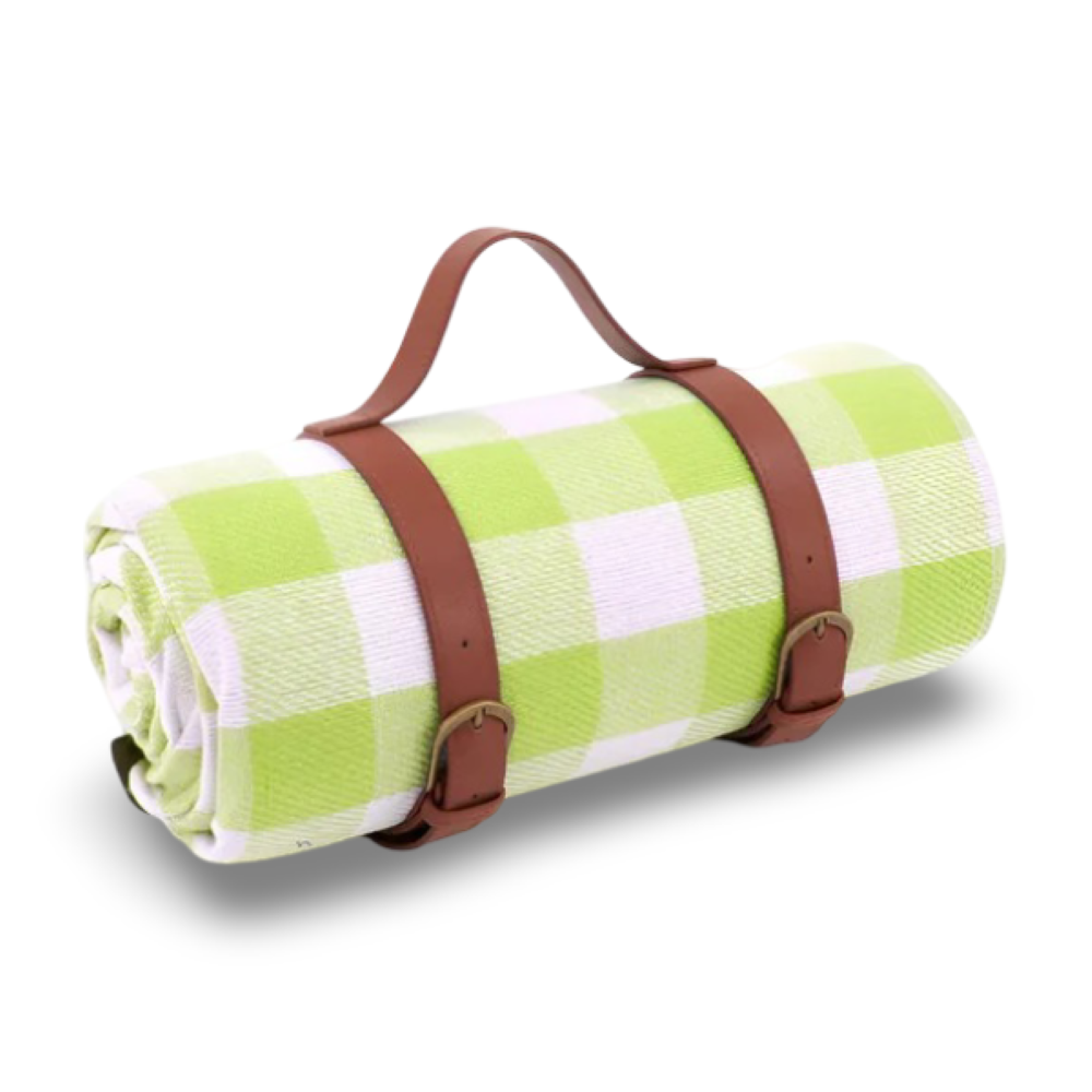 Wasserdichte Picknickdecke mit Tragegriff – Faltbar 200x200cm Zorenza