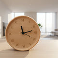 Wecker aus Buchenholz – Leises Uhrwerk, Minimales Design Zorenza