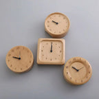 Wecker aus Buchenholz – Leises Uhrwerk, Minimales Design Zorenza