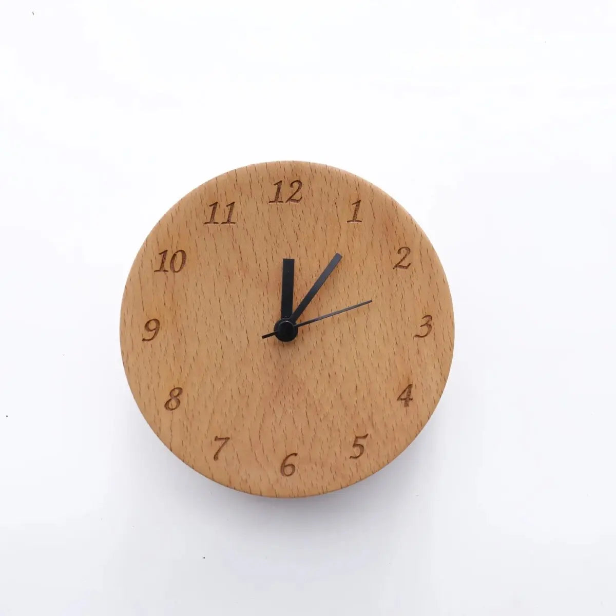 Wecker aus Buchenholz – Leises Uhrwerk, Minimales Design Zorenza