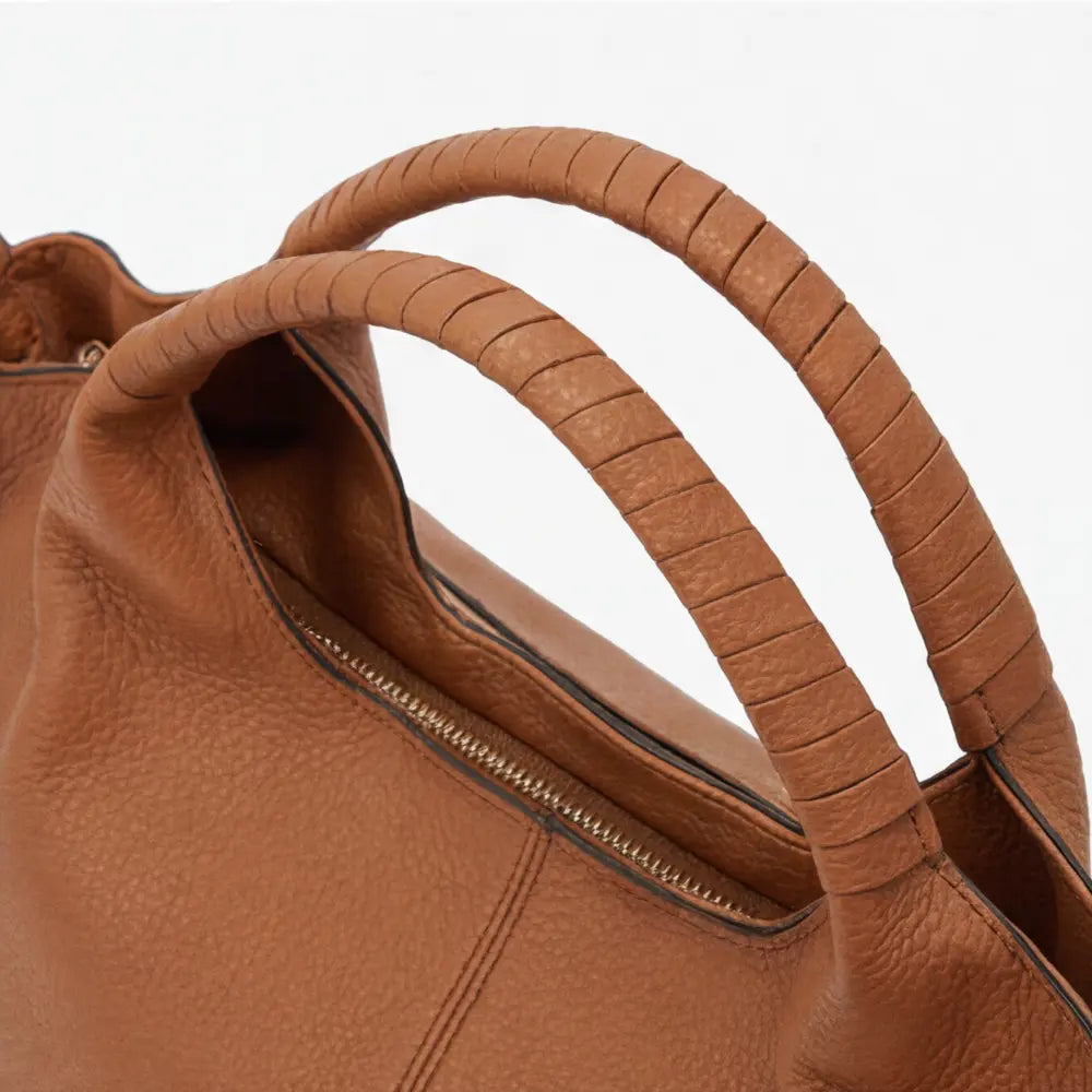 Weiche Leder-Hobo-Tasche mit mehreren Fächern Zorenza