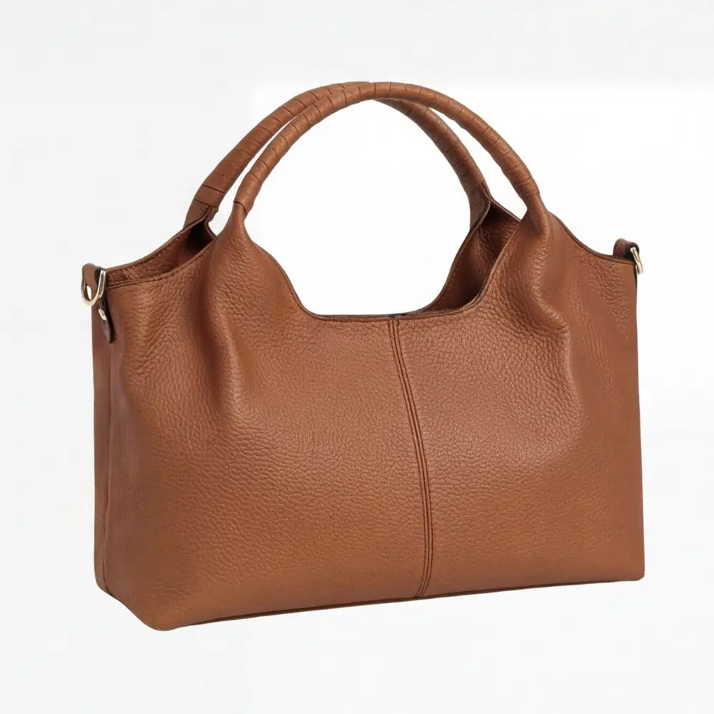 Weiche Leder-Hobo-Tasche mit mehreren Fächern Zorenza
