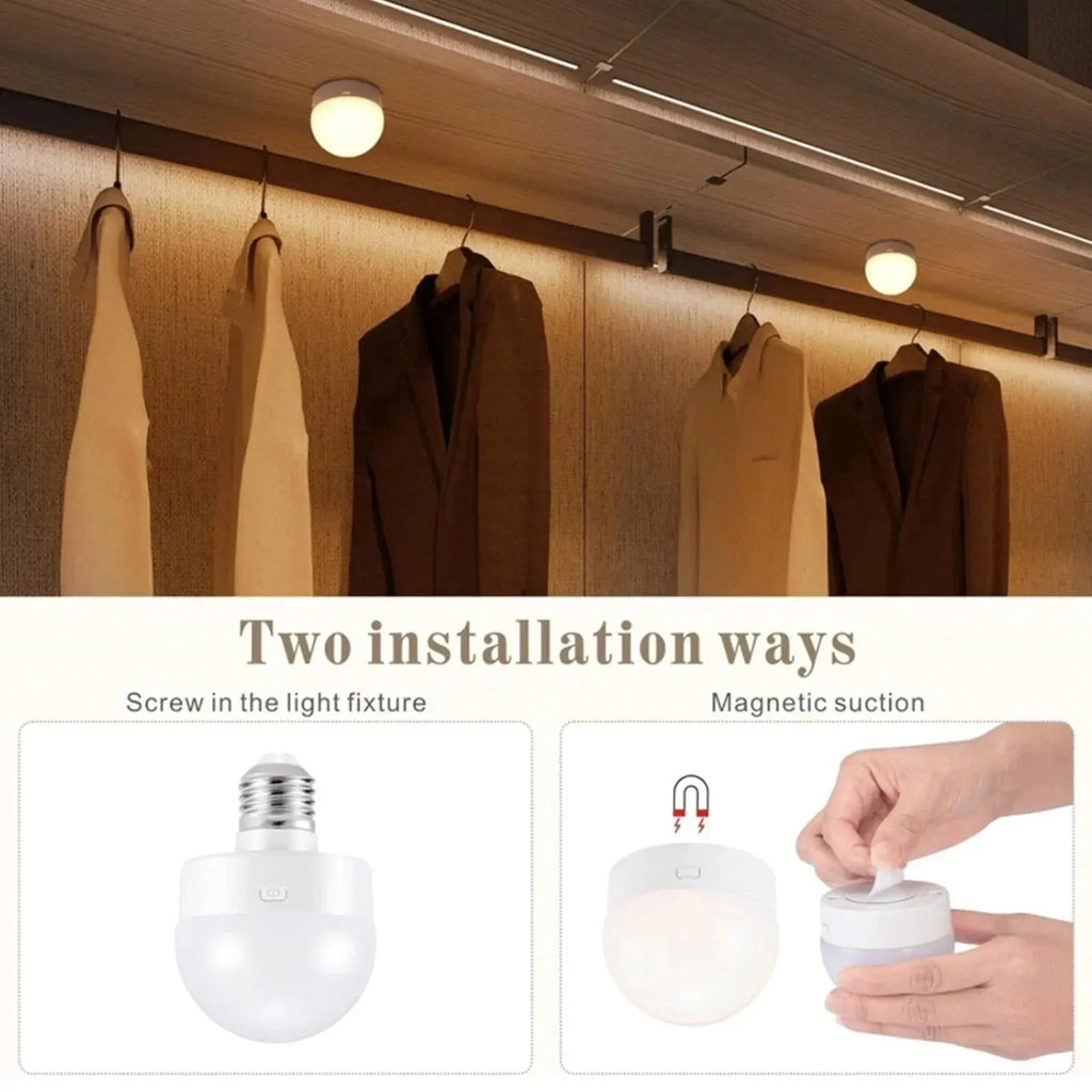 Wiederaufladbare RGB-LED-Lampe E27 mit Fernbedienung – Keine Verkabelung nötig Zorenza