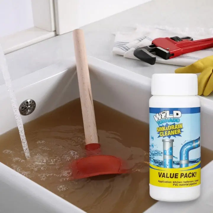 Wild Tornado Rohr- & Abflussreiniger – Gründliche Pflege für Spüle & Waschbecken (2er-Set) Zorenza