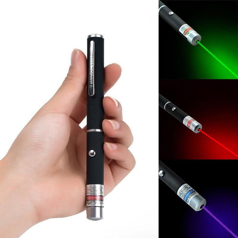 Laserpointer mit 3 Farben – Rot, Grün und Blau-Violett -    Zorenza