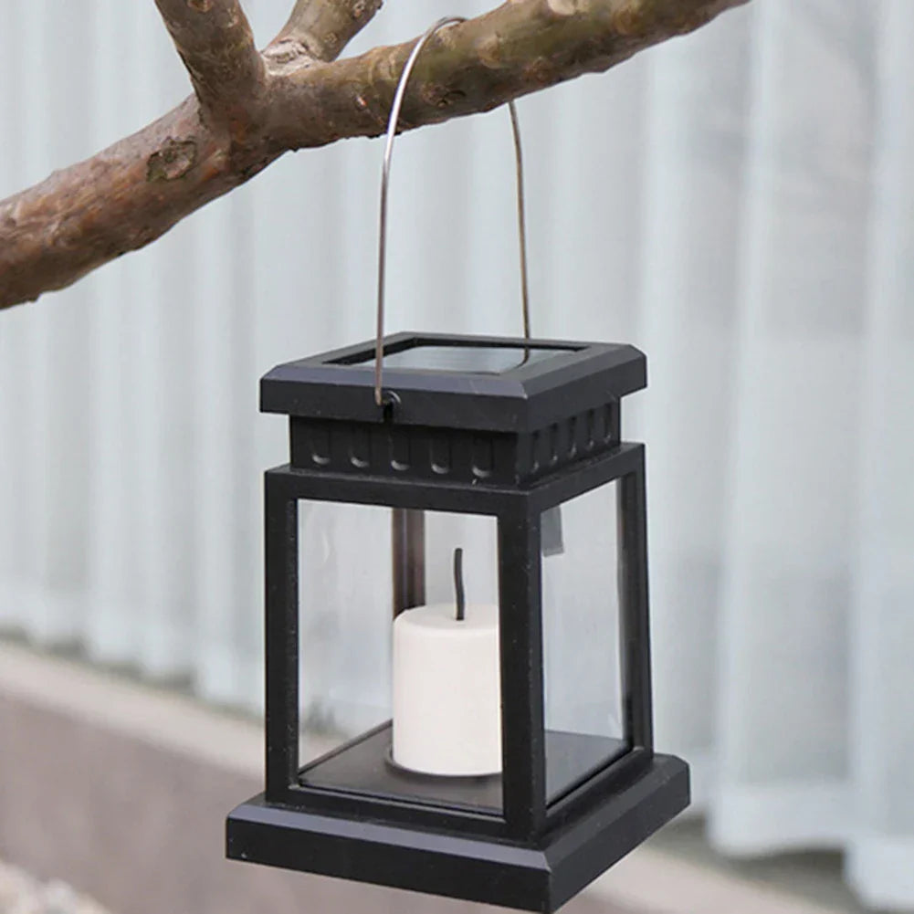 Solar-Kerzenlaterne mit LED-Flackerlicht für Garten und Balkon -    Zorenza