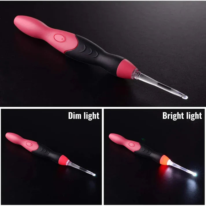 LED-Häkelnadel-Set mit Wechselköpfen – 2,5 bis 8,0 mm Zorenza