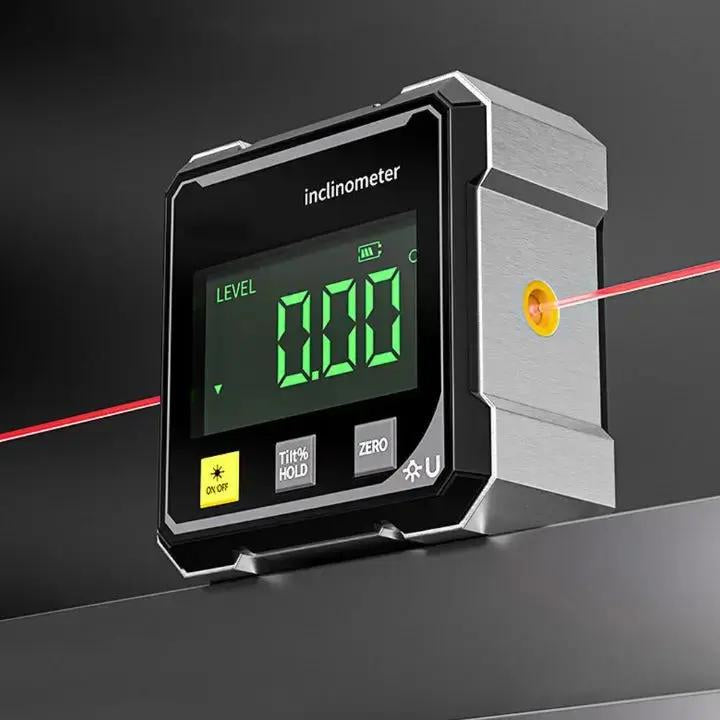 Digitaler Winkelmesser mit Laser und Magnetfuß -    Zorenza