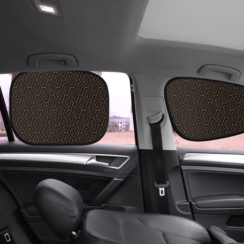 Auto-Sonnenschutz Set 4-teilig – UV-Schutz für alle Seitenfenster -    Zorenza
