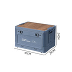 Klappbox mit Holzdeckel für Camping und Haushalt -    Zorenza