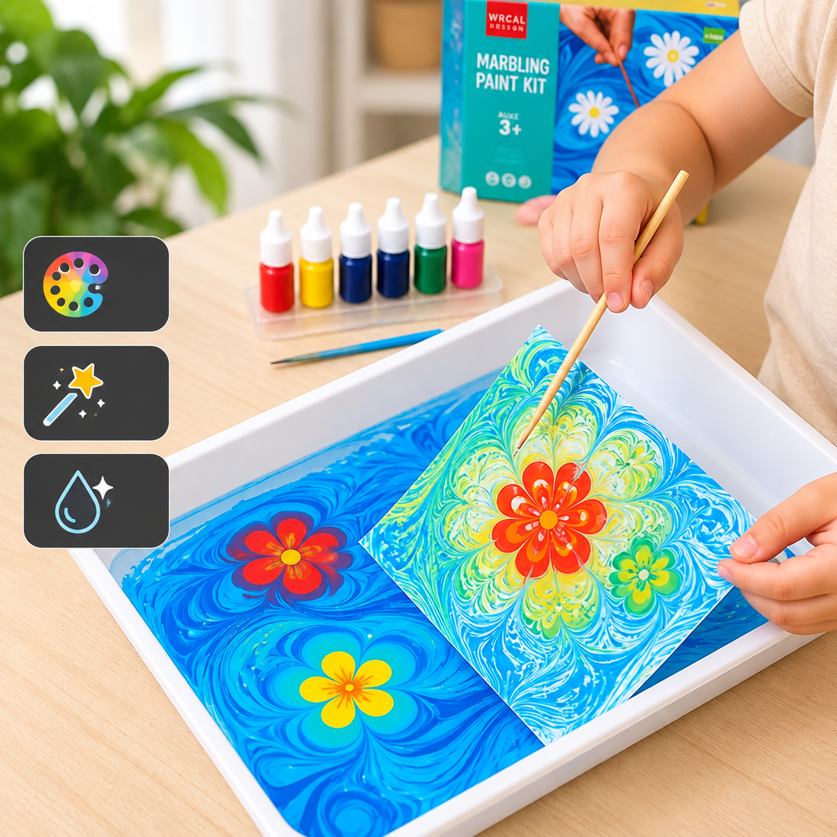 Marmor-Wasser-Malset für Kinder -    Zorenza
