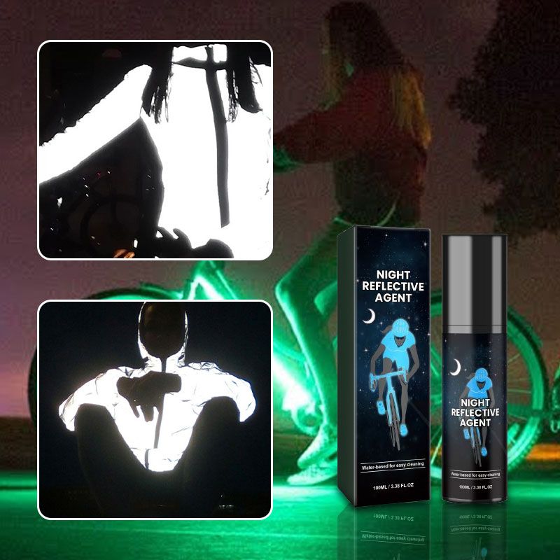 Reflektierender Spray für Fahrrad und Kleidung – 100 ml -    Zorenza